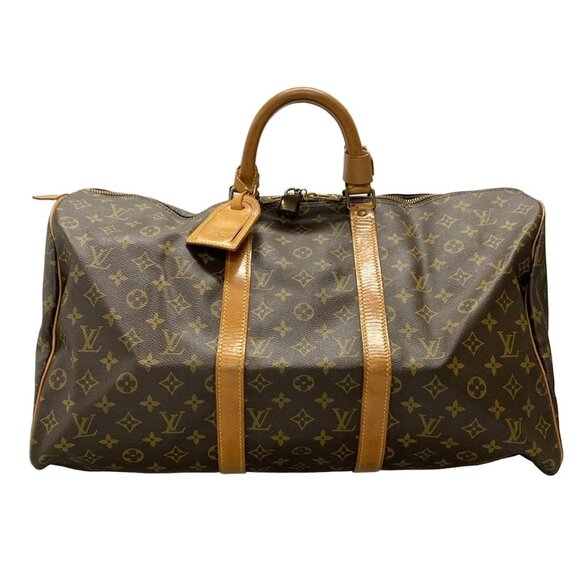 LOUIS VUITTON Keepall 50 Monogram - Boston Bag Monogram Canvas 547-071725 - Picture 1 of 12